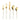 Mepra Fantasia Ice Oro Brushed China 20-Piece Flatware Set