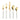 Mepra Fantasia Ice Oro Brushed Light Blue 20-Piece Flatware Set