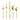 Mepra Fantasia Ice Oro Brushed Sesame 20-Piece Flatware Set