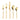 Mepra Fantasia Ice Oro Brushed Vanilla 20-Piece Flatware Set