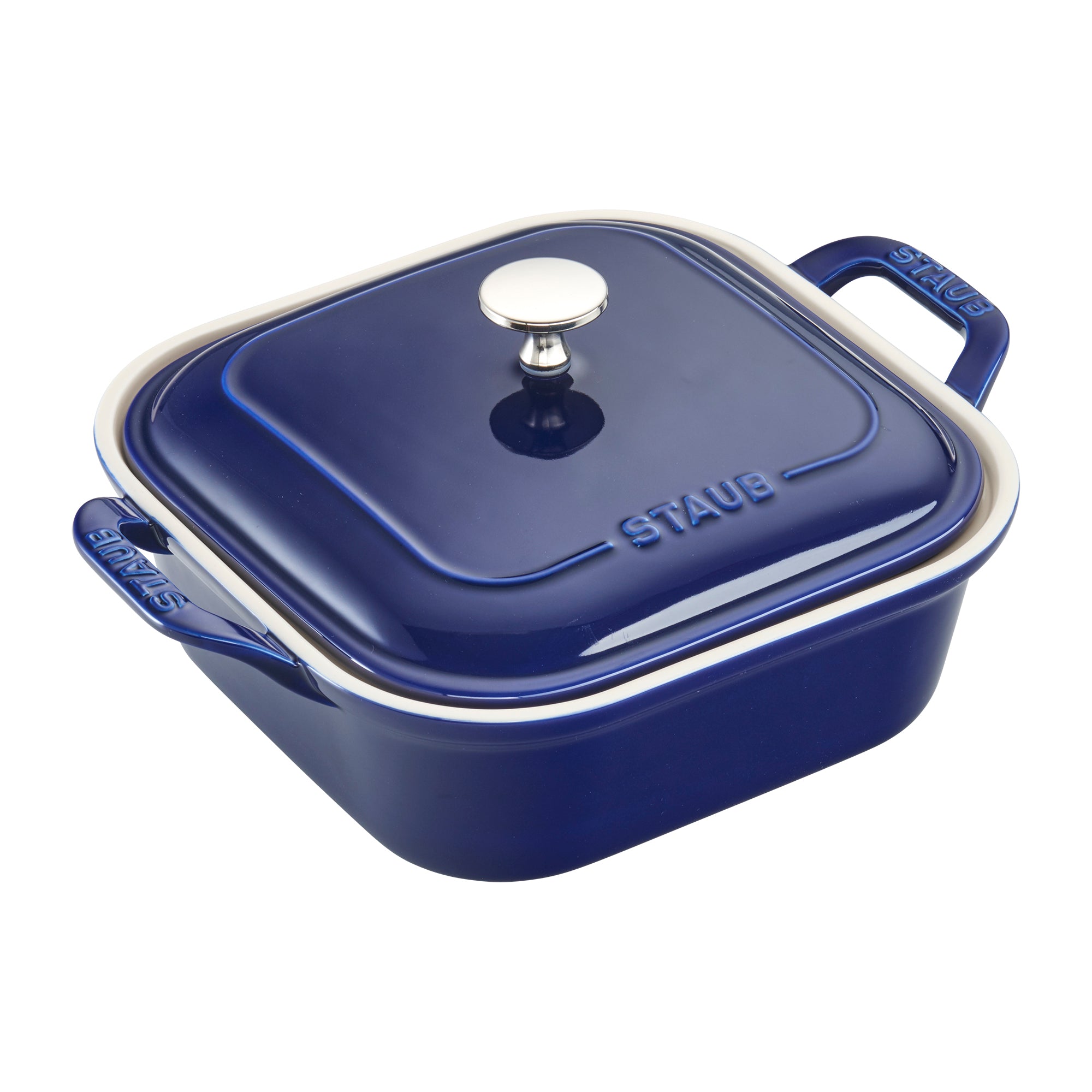 Staub 3-Piece Rectangular Baking Dish Set ,Dark Blue